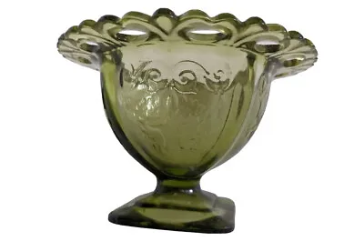 Buy Vintage Green Depression Glass Compote Bowl 5 Inch Diameter X 3 Inch Height  • 11.40£