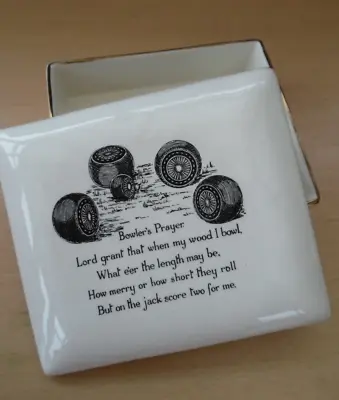 Buy Vintage Lancaster & Sandland Pottery Bowler's Prayer Trinket Dish - Vgc • 6£