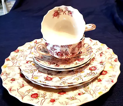 Buy Copeland Spode Rosebud Chintz 2/8401 Pink Roses 2  4pc Place Settings 8 Pieces • 156.54£