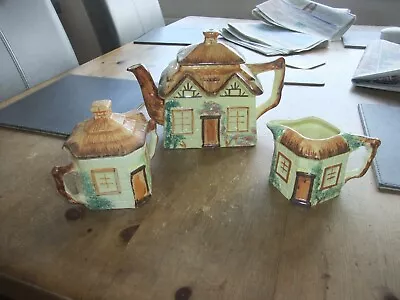 Buy Vintage Keele Street Pottery Cottage Ware Tea Set • 9.99£