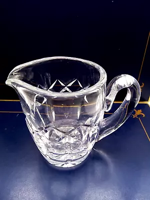 Buy Crystal Cut Glass Cream Jug 200 Ml Height 10 Cm • 12.50£