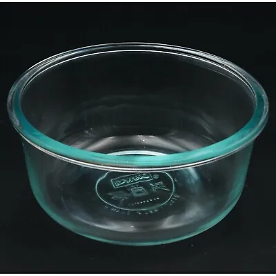 Buy Pyrex 4-Cup Glass Mixing Bowl 6.25  Replacement Teal Tint Rim #7201R • 14.23£