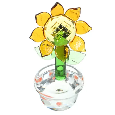 Buy  Glass Office Crystal Figures Collectible Ornaments Plant Decor • 7.80£
