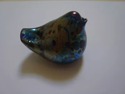 Buy Vintage Isle Of Wight Iridescent Glass Bird Figure  Summer Fruits  With Label • 25£