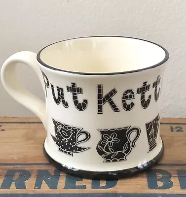 Buy Moorland Pottery Mug ‘Put Kettle On’ For Yorkshire Folk Hot Cold Tea Coffee New • 12.99£