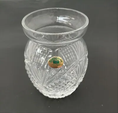 Buy Tyrone Crystal Full Lead Handmade In Ireland Decorative Vase Clear Ornate • 9.99£
