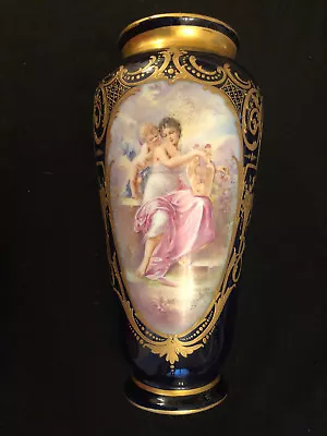 Buy Sevres Antique 19th Century Large Porcelain Vase With Artist Signature • 898.88£