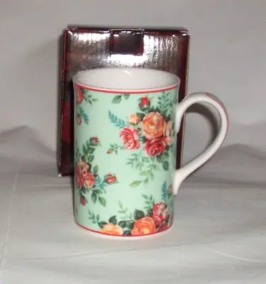 Buy Royal Albert  Bronte Collection Charlotte Fine China Coffee Mug In Mint Green • 12.95£