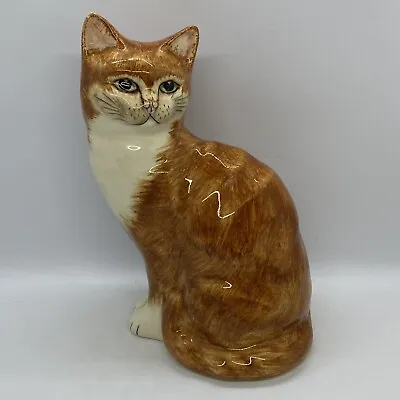 Buy Vintage Babbacombe Pottery Large Ginger Cat  Hand Painted Lownds-Pateman • 29.50£