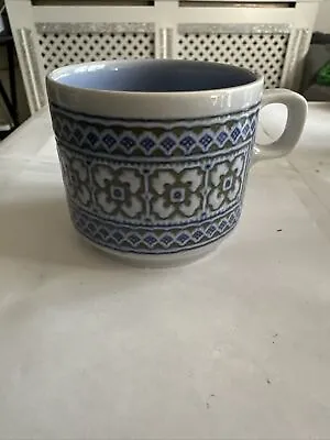 Buy Hornsea  Pottery “Tapestry” Cup Retro/Vintage Blue • 3£