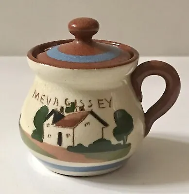 Buy Watcombe Pottery Torquay Motto Ware Mevagissey Take A Little Mustard Pot & Lid • 5£