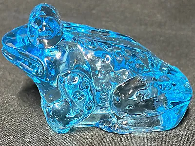 Buy Aqua Blue Vaseline Uranium Glass Jeremy Frog Toad Candy Container Selenium Glows • 26.41£