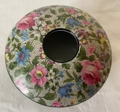 Buy Solian Ware, Soho Pottery Ltd,  Vintage Lidded Hankie Dispener, Flower Design • 6£