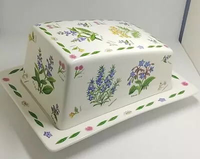 Buy KENT POTTERY England Herb Garden Collection Large Butter Dish • 28.45£