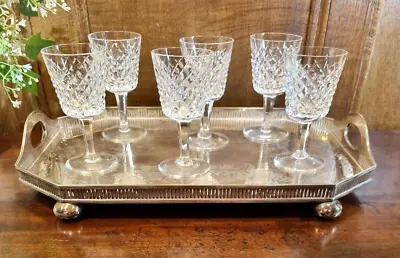 Buy EXC. WATERFORD Crystal  ALANA  4.25   SET Of 6 SHERRY/PORT/SHOT GLASSES - B • 47.95£