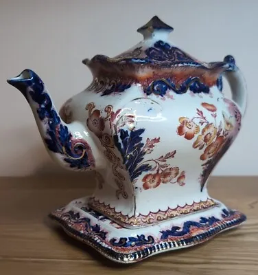 Buy Antique F. And Sons Avon Burslem Tea  Pot With Base  • 7.99£