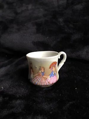 Buy Antique German Child Girls Dancing Porcelain Cup For Tea Set • 14.39£
