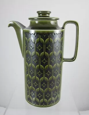 Buy Vintage Hornsea Heirloom Green Ceramic Coffee Pot  • 25£