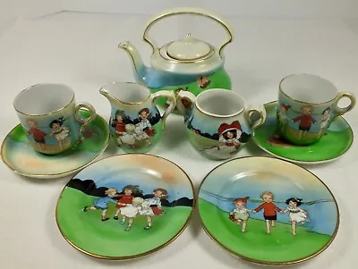 Buy Royal Bayreuth China Child's Nursery Rhymes Tea Set: Sledding, Ring Around Rosie • 208.06£