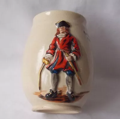 Buy Vintage Chudleigh Art Studio Pottery Devon Pint Mug. Unusual Naval Admiral 1704 • 19.99£