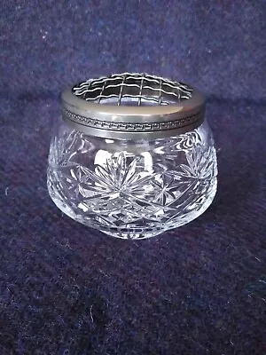 Buy VINTAGE Thomas Webb Crystal Glass Rose Bowl • 10£