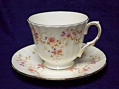 Buy Vintage Duchess Bone China England Spinney Pattern  Footed Tea Cup And Saucer  • 30.81£