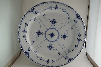 Buy Antique Royal Copenhagen Blue Fluted Half Lace Large Round Dish 1, 540, 1894-190 • 140£