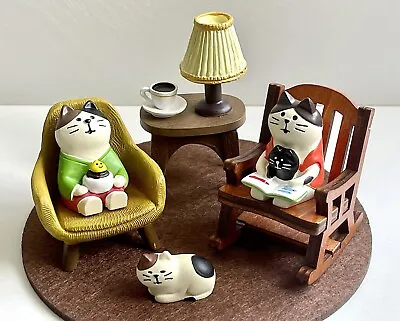 Buy Japanese Style Resin A Family Warm Time Of Cats Ornaments溫馨家庭貓 • 25.90£