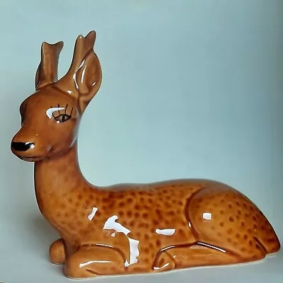 Buy Vintage Scottish Argyll Pottery Dunoon Ceramic Figurine Ornament Deer Fawn Stag • 15£