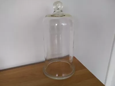 Buy Vintage Glass Cloche Bell Dome,Finial,Curios Feature Display • 19.99£