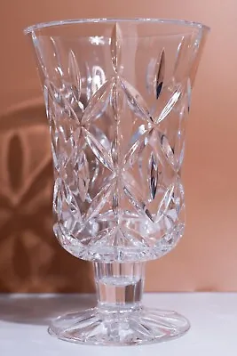 Buy Block Crystal Olympic Garden 7  Hurricane Candle Holder 24% Lead Crystal Boxed • 17.34£