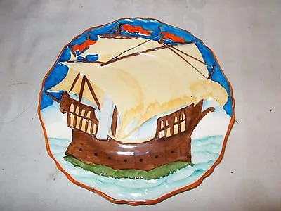 Buy 2 Ivory Ware Hancock's Hand Painted Ship Boat Plate 8  • 12.32£