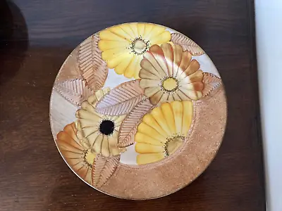 Buy Hand Painted Grays Pottery Flower Plate 1930's • 55£