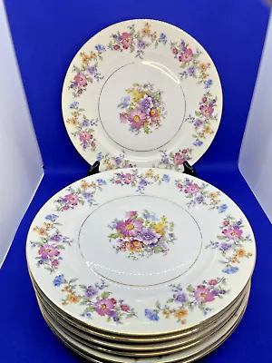 Buy Vintage Bohemia Ceramics Floradora Czech Bone China Dinner Plate 10 In • 14.17£