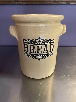 Buy Vintage Bread Crock / Bin  Moira  Staffordshire Glazed Stoneware Handmade • 37.99£