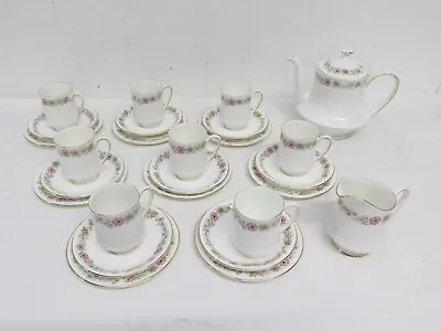 Buy Royal Albert Paragon Belinda Bone China Set Teapot Jug 8 Cups Saucers Tea Plates • 19.99£
