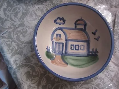 Buy MA Hadley Soup Cereal Fruit Bowl 5.5  BARN Hand Painted Country Retired  • 37.89£