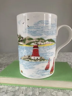 Buy Cath Kidston Queen’s Ship Lighthouse Mug Sailing Coastal-tiny Flaw • 8.50£