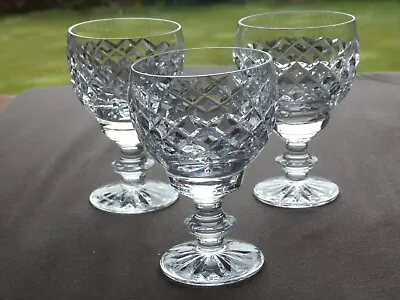 Buy 3 Cut Crystal  Liquor Cocktail Glasses  - Ex Condition • 9.99£