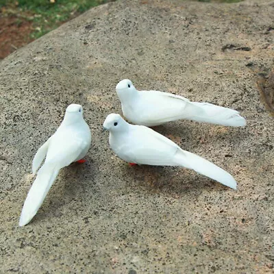 Buy Handmade Pigeon Dove Model Outdoor Garden Lawn Home Decor Ornament Statue • 4.09£