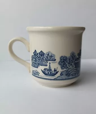 Buy Vintage Staffordshire Blue Willow Pottery Mug • 5£