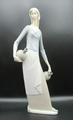 Buy Lladro Nao Statue Figurine Figure 02010035  Daisa 1977 Girl Water/wine Jugs 16  • 99.99£