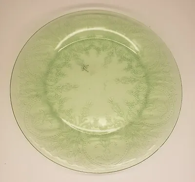 Buy Vintage Green Depression Glass Horseshoe Sandwich Serving Plate Indiana Glass • 24.46£