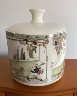 Buy 1987 Minton R Doulton ‘Toy Horses’ - Golden Days - Lidded Sugar Bowl Jar Vintage • 10.50£
