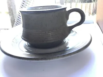Buy Purbeck Pottery Studland Green Coffee Cup And Saucer • 4.99£