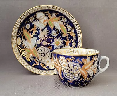 Buy New Hall Tobacco Pattern 856 Cup & Saucer C1812-18 Pat Preller Collection • 40£