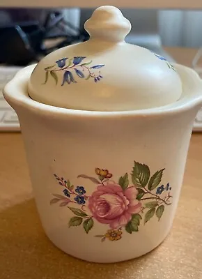 Buy Axe Vale Pottery Pot With Floral Design • 3£