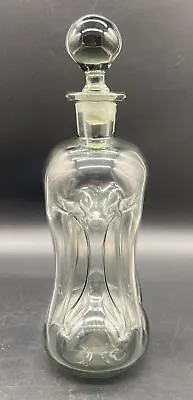 Buy Holmegaard Mid-Century Danish Art Glass 'Kluk Kluk  Decanter/Topper  Smoke Glass • 38.36£