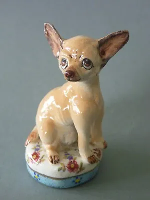 Buy Basil Matthews Chihuahua Dog Ornament Figurine • 110£