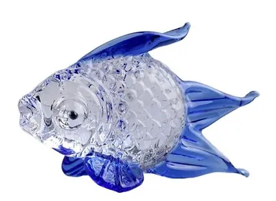Buy Fish Ornament Glass Crystal Goldfish Home Ornament • 7.99£